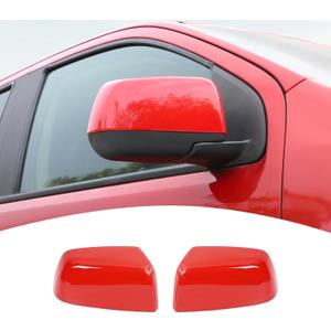 for Colorado Outside Mirror Cap Cover Trim Fit for Chevy Colorado/GMC Canyon 2014-2022 Red Exterior Accessories 2pcs