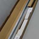 Bypass Sliding Door Track Hardware 60", Wardrobe Closet Door Steel Track Set, Easy to Install,Smoothly and Quietly, for 2 Door System