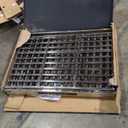 FoQualy Collapsible Stainless Steel Dog Crate, 30" Size Lockable Wheel, with Tray, Stackable, Heavy Duty, Divider, Indoor and Outdoor (42inch)