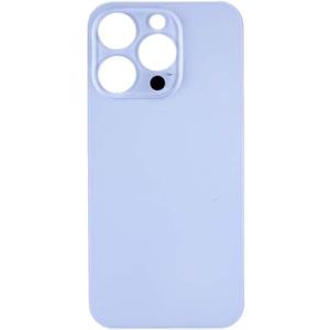Replacement for fits Back Glass Big Hole for Apple iPhone 14 Pro Silver Replacement Phone Repair Part