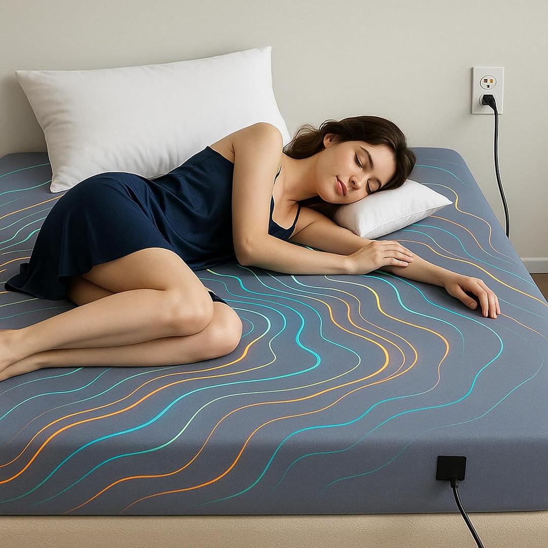 Grounding Bed Sheets- 90% Organic Cotton &10% Conductive Silver Fiber, Deep Pocket Fitted Grounded Sheet with Earth Connection Cord for Calm Sleep & Body Balance (Gray,King(78.3*80.5*16inch))