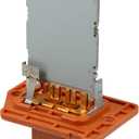 ACROPIX HVAC Blower Motor Resistor Replacement Fit for Kia Soul - Pack of 1 Orange Silver Tone