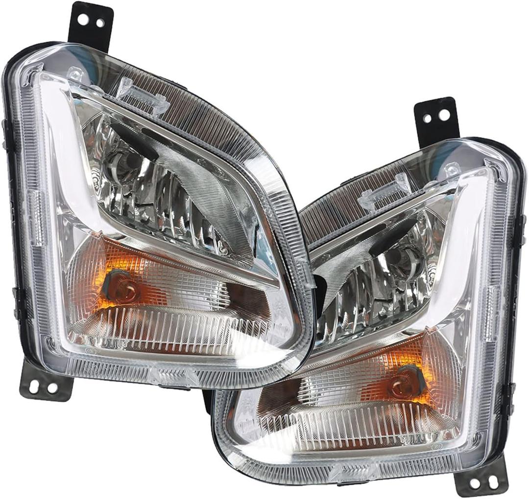 labwork 1 Pair Fog Lights with Signal Lamps Replacement for 2018 2019 2020 Equinox Clear Lens with Bulbs Driving Fog Lights Lamps Driver and Passenger Side