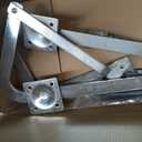 Premium 55-2 Attic Ladder Hinge Arms with Springs | Compatible with Werner Mk5, WU2210, W2208, W2210 Sttic Ladder Spring Replacement Kit| Heavy Duty Galvanized Material