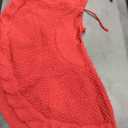 Red Christmas Tree Skirt, 36 Inch Knitted Tree Skirt for 3-6 Ft Christmas Tree Luxury Knitted Thick Rustic Tree Skirt Xmas Decoration, Christmas Tree Skirt Decor for Pencil Christmas Tree