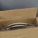 Famiware Dinnerware Sets for 4, Ocean Round 12-Piece Kitchen Plates and Bowls Sets, Microwave and Dishwasher Safe, Scratch Resistant, Vanilla White