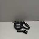 26ft Dog Leash Retractable with Chew Proof Extender, Upgraded Heavy Duty Retractable Dog Leash with Poop Bag Holder,Anti-Slip Grip, Reflective Leashes for Medium Large Pets 33lbs-110lbs (Black)