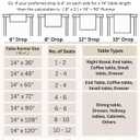 2 x Solino Home Table Runner 90 Inches Long - 100% Pure Linen Marseille Plaid Black Table Runner 14 x 90 Inch for Dining