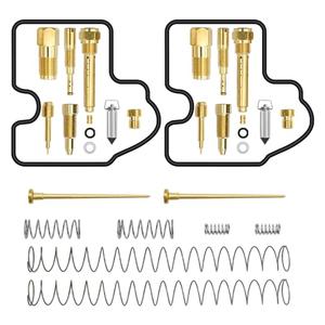 Zreneyfex 2 Pcs Carburetor Rebuild Kit Replacement for Kawasaki Prairie 650 Carburetor Kit (KVF650) 2002-2003 Prairie 700 (KVF700) 2004-2006 Brute Force 650 (KVF650) 2005-2009