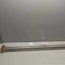 Umbra Twilight Double Curtain Rod Set  Wrap Around Design Ideal for Blackout or Room Darkening Panels, 66 to 144 Inches, Nickel