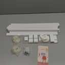 Delamu Cord Hider, 157in Wire Covers for Cords on Wall, Premium Cable Hider Cord Covers for Wires, Cable Management Wire Hiders for TV, Cable Raceway Kit, W0.95 H0.55in, White