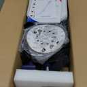 Drywall Sander, 2025 Upgraded 8-Amp Popcorn Ceiling Removal Tool with 7 Variable Speed 800-1800RPM, Drywall Sander with Vacuum Dust Collector with Extendable Handle, LED Light,12pcs Sanding Discs,Blue