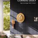 Large Felt Bulletin Board 48" x 36", 12-Pack 4-Compartment Wall Organizer, Cork Board Alternative with 70 Removable Adhesive Tabs, Modular Felt Panels for Home Office, Classroom and Study-Navy Blue