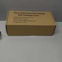 Black Front Door Handle No Lock, Exterior Entry Door Handle with Interior Passage Levers, Front Door Lock Set for Left Right Handle Doors, Deadbolt Set Not Included, Non-Locking (1 Pack)