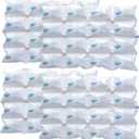 Ice Packs for Shipping & Coolers - Dry Ice Sheets for Transporting Frozen Food - Long Lasting Cold Pack for Lunch Bags (4 Sheets x 16 Cells)