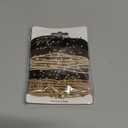 20 PCS Hair Ties for Women, Hair Tie Bracelets, Brown Plastic, No Damage Hair Elastics, Comfortable for Thick or Thin Hair, Boho Hair Ties for Ponytail Holders, 5 Colors