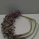 Zeyune 5 Pcs Purple Faux Berry Stems Spring Artificial Dusty Plum Stem Soft Plum Sedum Berry Picks Branches Faux Spray for Home Wedding Holiday Seasonal Farmhouse Mantel DIY Home Decorations