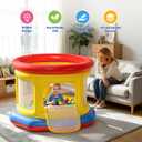JOSEN Inflatable Bounce House for Toddlers 1-3, Kids Ball Pit & Trampoline, Indoor Outdoor, Extra Large