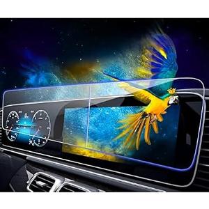 EUEKY 2024 2025 2026 GLE Screen Protector for 2020 2021 2022 2023 2024 Mercedes Benz GLE 450 580 Display Navigation system Touchscreen Display Tempered Glass Protection Film for 2025 GLE 350