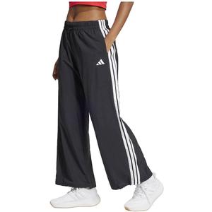 Adidas Womens Essentials 3-Stripes Woven Parachute Pants (Blue, M)