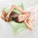 2 x BEDELITE Satin Pillowcase for Hair and Skin, Super Soft Similar to Silk Pillow Cases 4 Pack with Envelope Closure, Cooling Pillowcases for Women Men (20"x36" King Size, Gleam)