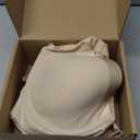 Plus Size Push Up Bras for Women Back Fat Smoothing Bra Comfort Lightly Underwire T-Shirt Bra (38C, Beige)