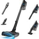 Shark PowerPro Reveal Plus Cordless Vacuum, FloorDetect & Dirt-Reveal Technology, HEPA Filter, Carpet & Hard Floor, Rechargeable, Charcoal, IZ376H
