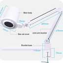Professional dust Collector Nail techManicurist Must Haves,Vacuum Extractor with Light and Filter,Nail Salon Stuff Tools,Nail tech Supplies