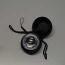 JIN BD Wrist Trainer Ball Auto-Start Gyroscopic Forearm Exerciser Gyro Ball for Strengthen Arms, Fingers, Grip and Muscles (Black (No Light))