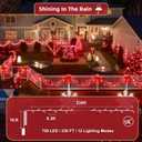 240FT Valentine Lights Outdoor, 750 LED Valentine Decoration Lights with 12 Modes & Timer Memory, Dimmable Plug in Waterproof Xmas Light for Yard Trees Wedding Party Holiday Valentine Decor