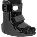 Walking Boot, Fracture Boot Short Walker Protection Fits Left or Right Foot Ankle Support for Injuries Fractures Sprains Black M