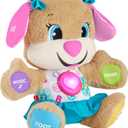 Fisher-Price Baby Learning Toy Laugh & Learn Smart Stages Sis Musical Plush with Lights & Educational Songs for Infants Ages 6+ Months (1 count, Sis - Teal)