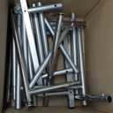 Simple Houseware Standard Double Rod Garment Rack, Silver