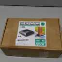 AJOVW 4-Pack 4x4 Post Base Cover (4“ Post x 6.5” Base) - Aluminum Split Deck Post Cover, Weatherproof Protective Cap for Bottom of Deck, Balcony, Railing, Stair, and Porch Posts (Black)