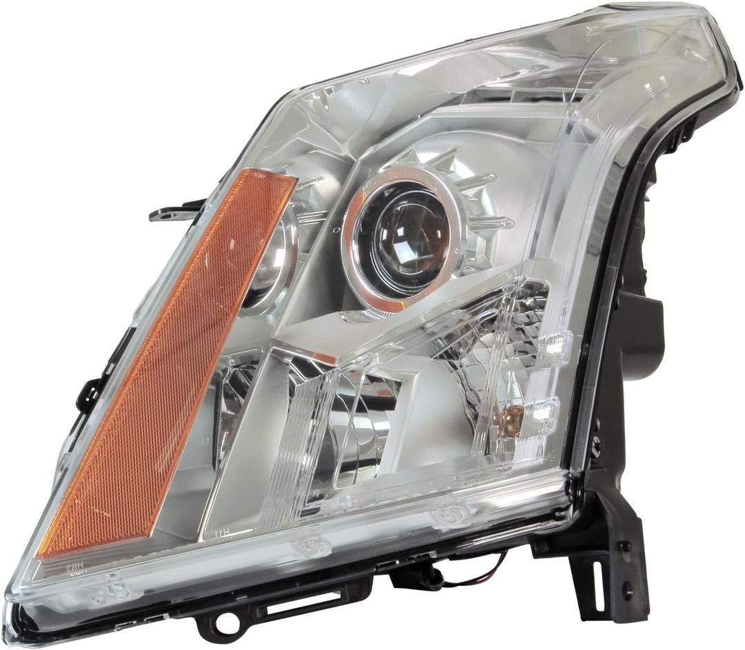 TYC Left Headlight Assembly Compatible with 2010-2013 Cadillac SRX