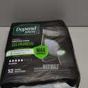 Depend Guards Incontinence Pads for Men, Maximum Absorbency, 52 Count