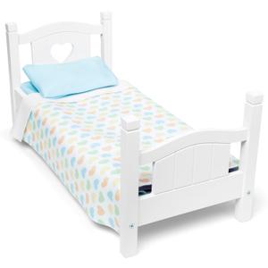Melissa & Doug Mine to Love Wooden Play Bed, Small