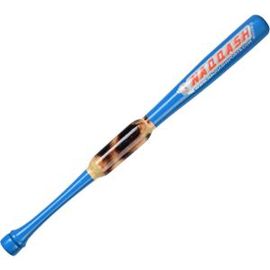 31"/ 35-oz Blue Heavy Weight Two Handed Baseball & Softball bat with Solid Pro Maple Wood for to Improve Strength, bat Speed, Overall Swing Trainer and Adult in Barrel Size 2.50 with Flame Work