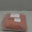 Bunrt Orange Kitchen Window Curtains Over Sink Cotton Crochet Sheer Kitchen 36 Inches Rod Pocket Farmhouse Vintage Lace Cafe Curtain Valance for Small Window (Set of 2, W59 xL36)