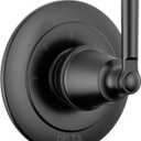 Delta Faucet Saylor Black 3-Setting Shower Handle Diverter Trim Kit, Diverter Valve Trim Kit, Shower Diverter Kit, Matte Black T11835-BL (Valve Not Included)