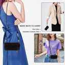 Harryshell Compatible with Samsung Galaxy S25 Ultra Case Wallet Detachable Phone Cover Dual Zipper [11 Card Slots] with [ RFID Blocking ] Crossbody Wrist Strap (Crocodile Black)