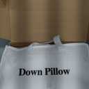 Down Pillow Cloud Natural Canadian Down Pillow, White Luxury Sleeping Pillow - 625 Fill Power, 500 Thread Count Cotton Shell, Made in Canada, Standard - Medium, 1 Pack
