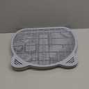 Litter Catching Step for Cat Litter Box, Litter Trap Stool for Automatic Litter Box Self Cleaning, Litter Collection Stairs, Litter Catcher Ramp for Old Geriatric Senior Cat or Kitten (Grey)