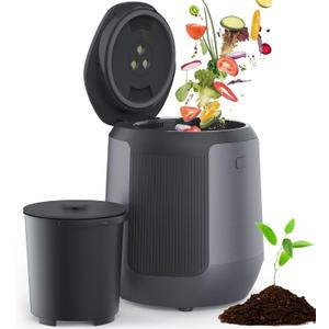 Electric Kitchen Composter, 4.2L Smart Countertop Food Recycler with Charcoal System, Indoor Compost Bin for Home Waste, Quiet & Easy to Use, Eco-Friendly Waste Solution