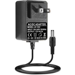 12V Charger for Vanity Mirror Power Cord 12V 2A AC Adapter for Hansong DC117-15 DC11715 Compatible with FENCHILIN,Hasipu,COOLJEEN Hollywood Vanity Mirror Power Supply Charger Replacement