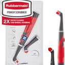 Rubbermaid Reveal Power Scrubber with Multi-Purpose & Grout Head, Cordless Electric Battery Powered Scrub Brush, Water Resistant, for Home/Kitchen/Bathroom/Grout/Tile/Shower/Tub