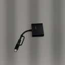 SD Card Reader for iPhone, Memory Card Reader with USB-C to Lightning Adapter Plug and Play Trail Game Camera Micro SD Card Viewer Support SD/TF Card and USB for iPad No App Required (Black)