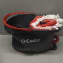 O-Cedar EasyWring Microfiber Spin Mop, Bucket Floor Cleaning System, Red, Gray, Standard