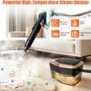 Steam Cleaner for Home & Car, 3-Level Adjustable Pressurized Steamer for Cleaning, 10s Heat-Up, 1.8L Large Tank, Handheld Portable Steamer Cleaner for Furniture,Upholstery,Grout,Tile,Walls, Bathroom