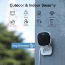 VIMTAG 2.5K Cameras for Home Security Outdoor/Indoor, Color Night Vision Security Camera for Baby/Pet/Dog/Nanny, Light/Siren, Motion Detection, 2-Way Audio, Work with Alexa, Cloud/Card Storage, 2Pcs